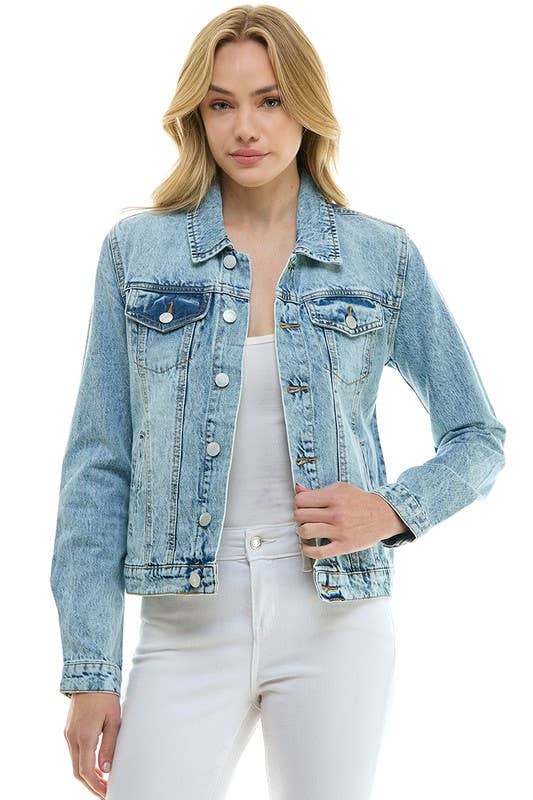 (New) Denim Jacket - Lemonade Mermaid