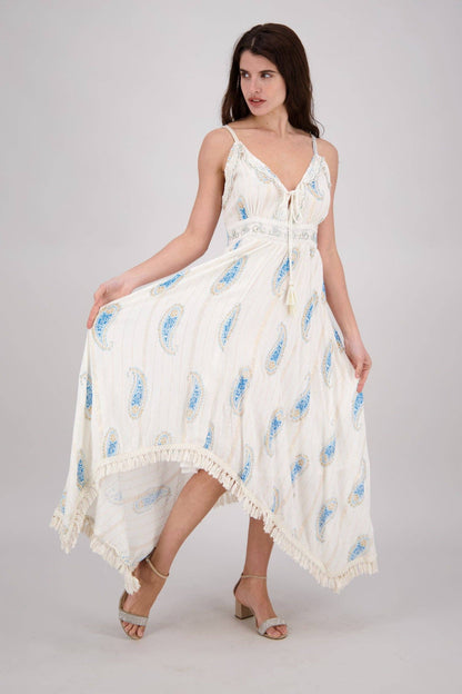 Paisley Flowy Maxi Dress