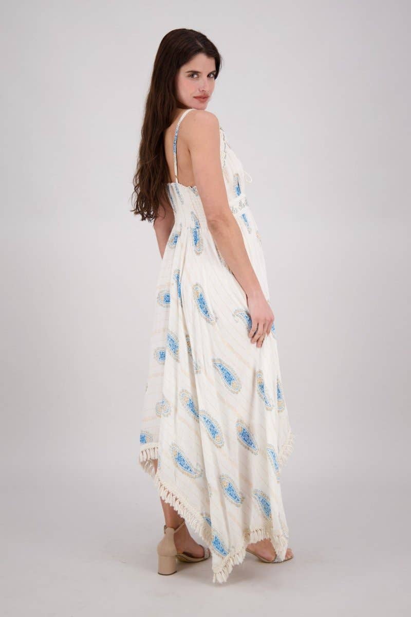 Paisley Flowy Maxi Dress