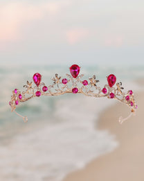 Hot Pink Tiara - Lemonade Mermaid
