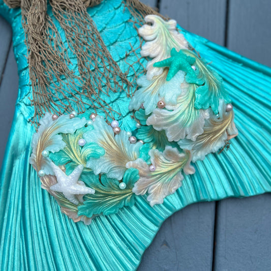 "Seaweed" Custom Silicone Mermaid Top