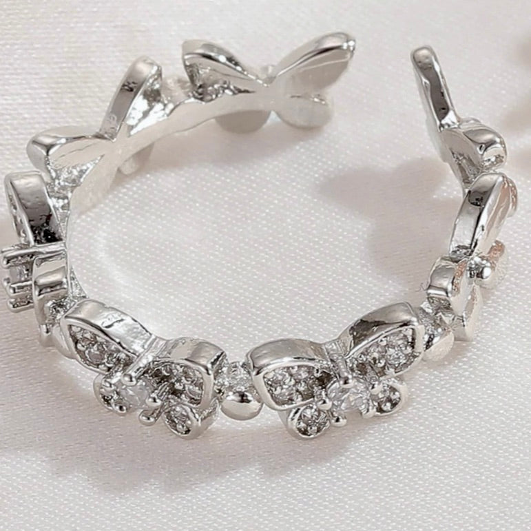 Fairy Butterfly Ring (Pink or Silver) - Lemonade Mermaid