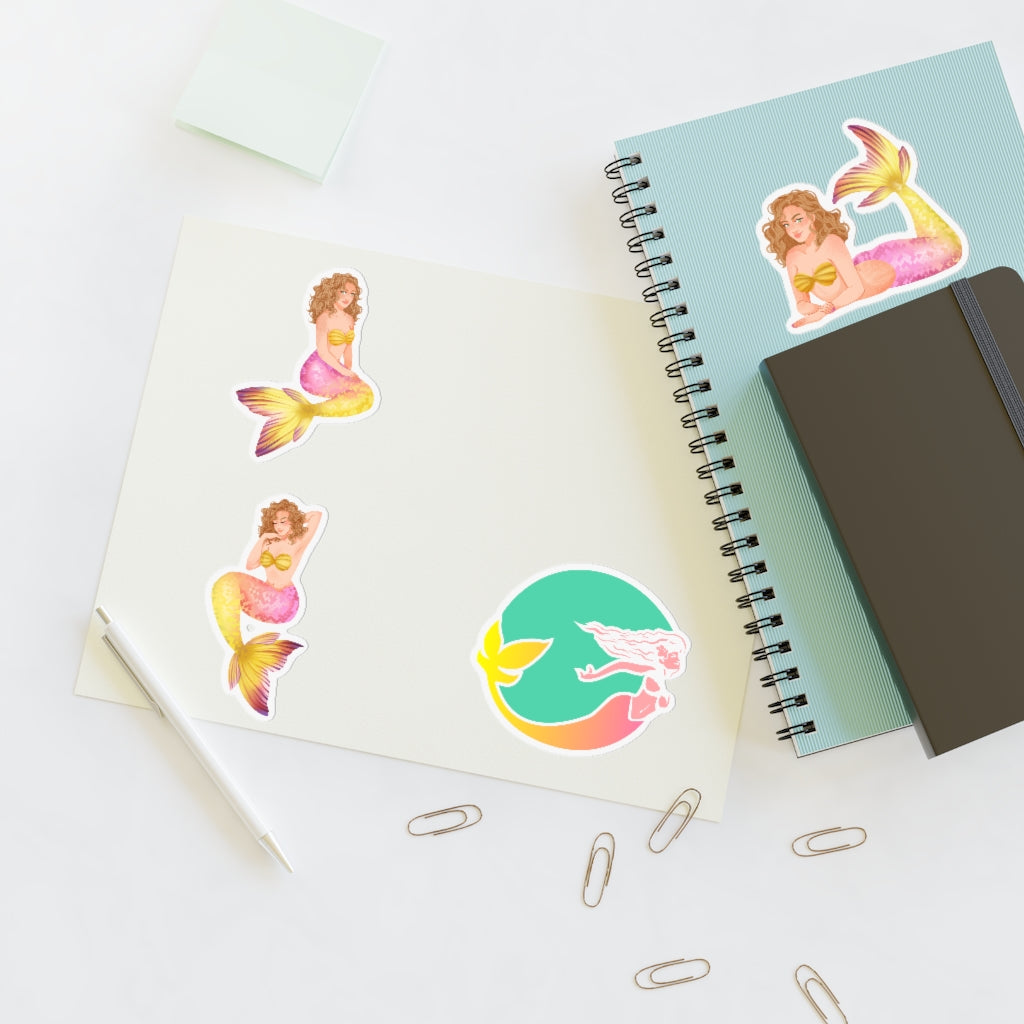 Lemonade Mermaid Sticker Sheet - Lemonade Mermaid