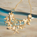Treasure Chest Double Strand Golden Necklace