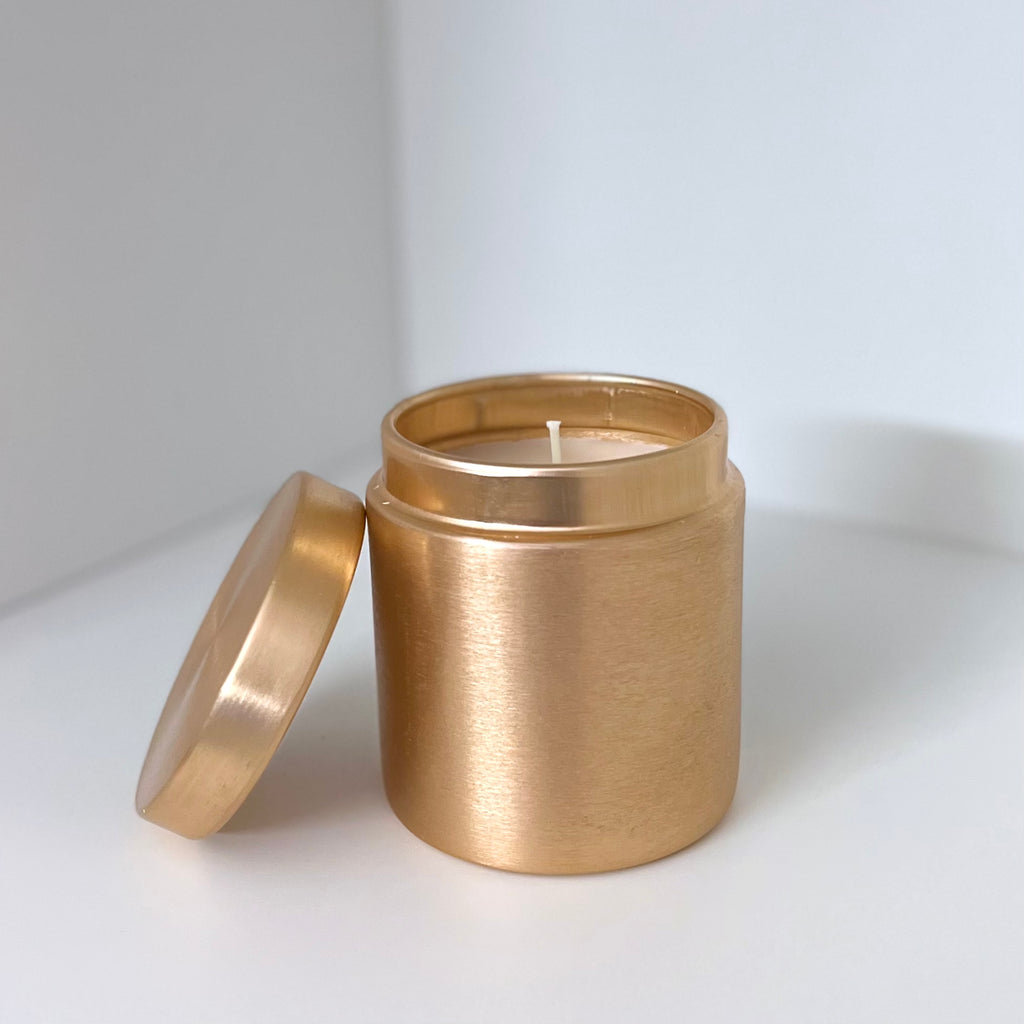 CLEARANCE Glimmer Golden Candle