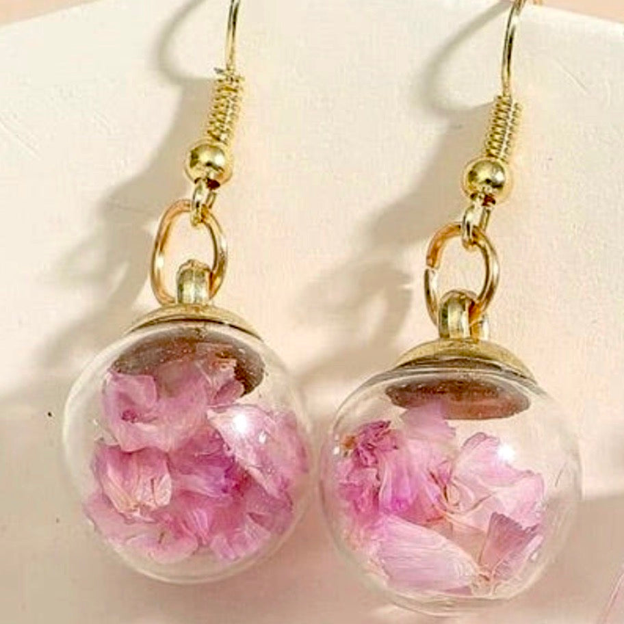 Glass Charm Fairy Earrings (2 styles) - Lemonade Mermaid