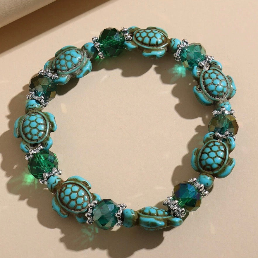 Seven Seas Turtle Ring Bracelet - Lemonade Mermaid