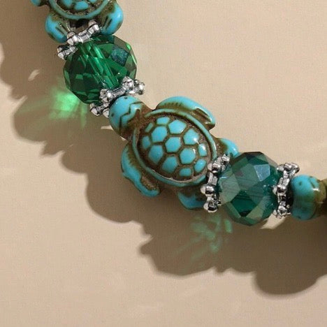 Seven Seas Turtle Ring Bracelet - Lemonade Mermaid