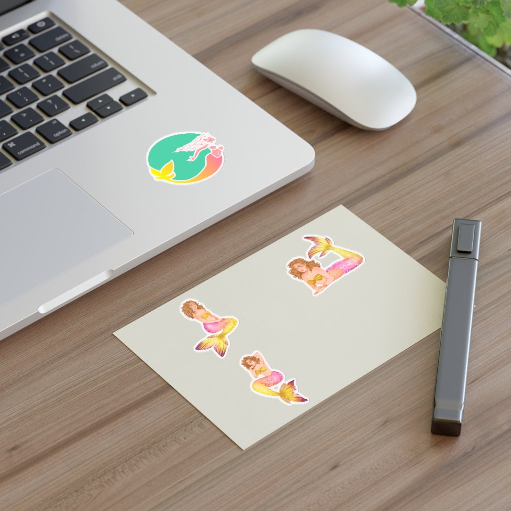 Lemonade Mermaid Sticker Sheet - Lemonade Mermaid